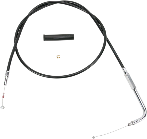 Black Vinyl Throttle/idle Cable Black, 2, nordicamoto.ro