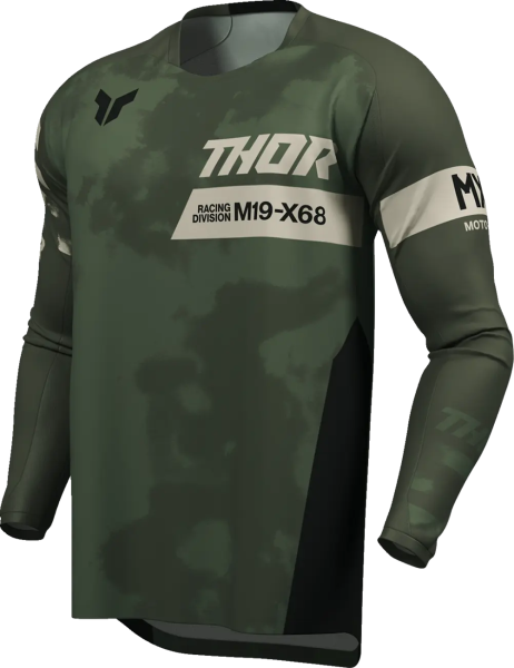 Launchmode Bleach Jersey Green, Black -6