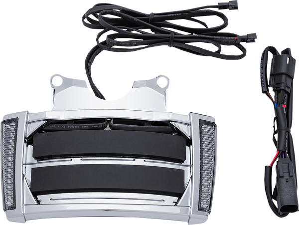 Led Lighted License Plate Frame Chrome, 1, nordicamoto.ro