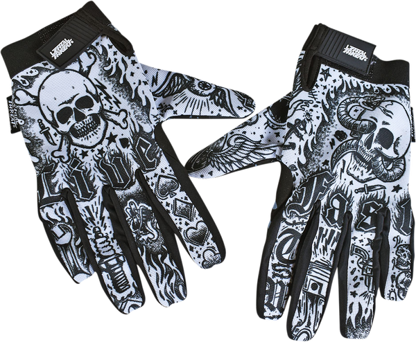 Tattoo Gloves Black S, 1, nordicamoto.ro