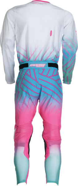 Tricou MOOSE RACING Sahara White/Blue/Pink-1