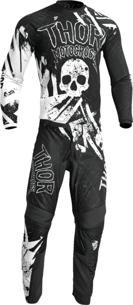 Tricou Copii Thor Sector Gnar Black/White S, 2, nordicamoto.ro