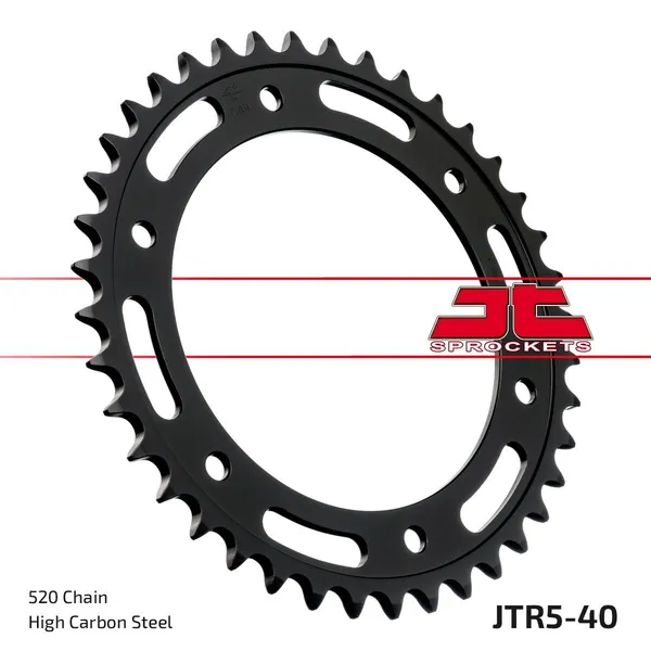 JT SPROCKETS Rear Sprocket Black 