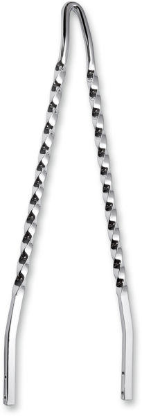 Twisted Sticks Sissy Bar Silver, 1, nordicamoto.ro