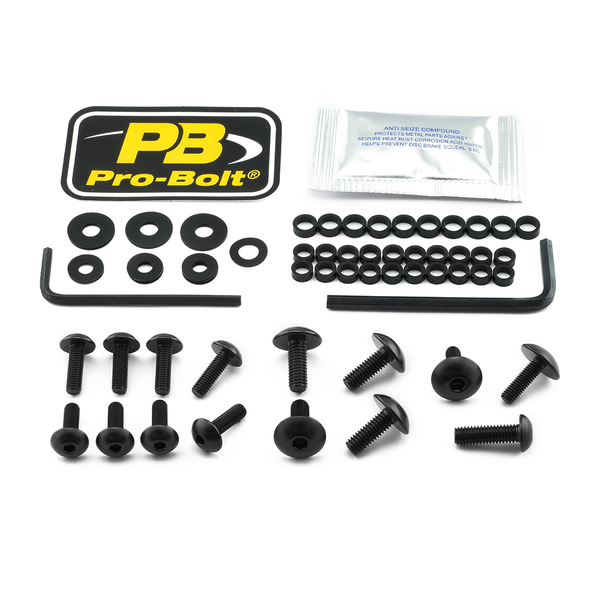 Fairing Bolt Kit For Ducati Black, 1, nordicamoto.ro