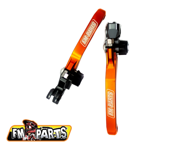 Set Manete Foldabile KTM 2008-2014 Portocalii Fm-Parts-2