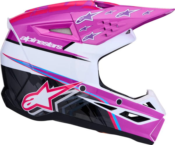 Casca Copii Alpinestars SM3 Falcon Mov/Alb/Roz S, 4, nordicamoto.ro