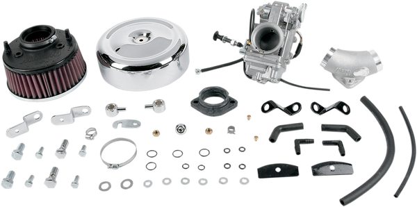 Hsr45 Smoothbore Carburetor Kit 45-2 Natural, Chrome, 1, nordicamoto.ro