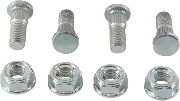 MOOSE RACING Wheel Stud-nut Kit Silver -0