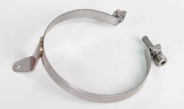 Replacement Exhaust & Muffler Clamp Silver 