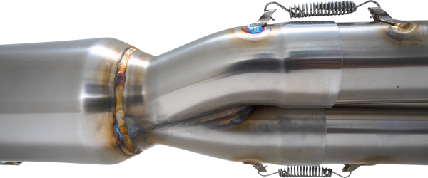 Hi Output Exhaust System Silver, Brushed Works, 2, nordicamoto.ro
