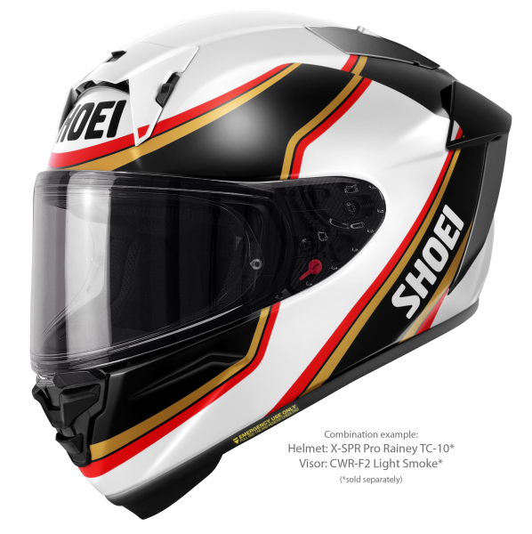 Casca Integrala SHOEI X-SPR PRO RAINEY TC-10 Negru/Auriu/Alb L, 5, nordicamoto.ro
