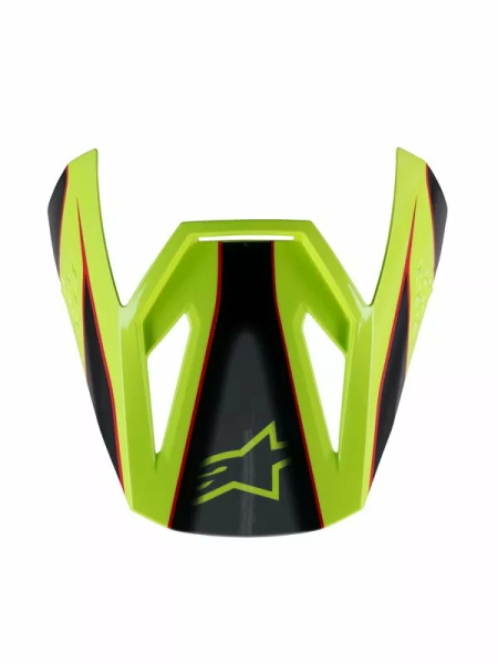 Viziera Casca Copii Alpinestars Sm3 Fray Black/Red/Yellow