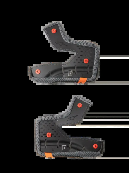 Sm7 Helmet Cheek Pads Black -2