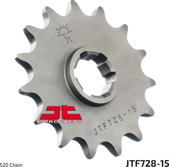 JT SPROCKETS Pinion față, culoare naturală, 1, nordicamoto.ro