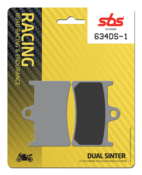 Ds Racing Dual Sintered Brake Pads, 2, nordicamoto.ro