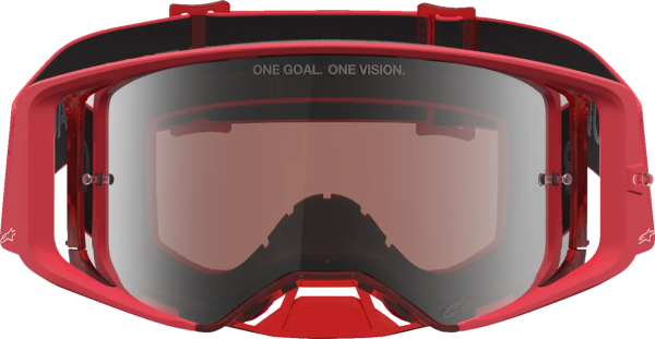 Ochelari Alpinestars Supertech Vesta Argintiu/Rosu/Lentila Colorata, 4, nordicamoto.ro
