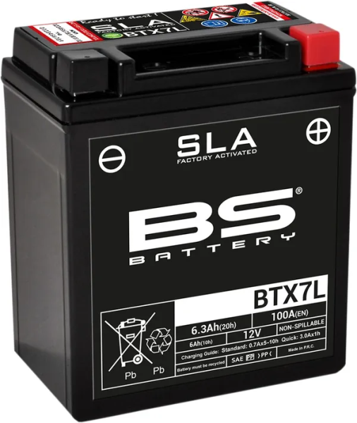 Sla Factory- Activated Agm Maintenance-free Battery Black-2