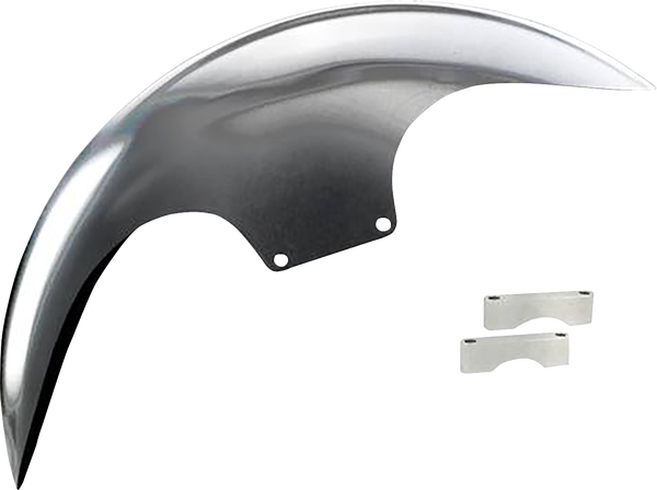 Cafe Front Fender For 21(r) Wheel Silver, 1, nordicamoto.ro