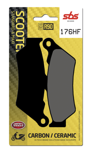 Hf Street Ceramic Organic Brake Pads, 1, nordicamoto.ro