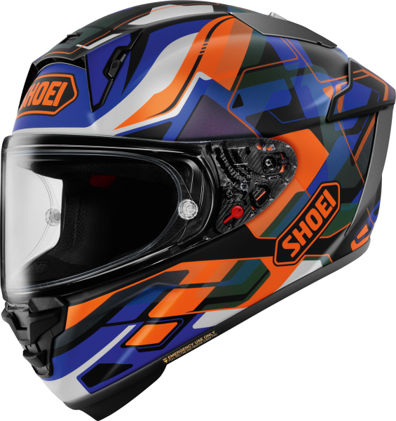 Casca integrala SHOEI X-SPR PRO VALION TC-8 Portocaliu Mat XXL