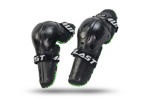 Kids Kajam Jointed Knee-shin Guard Black -5