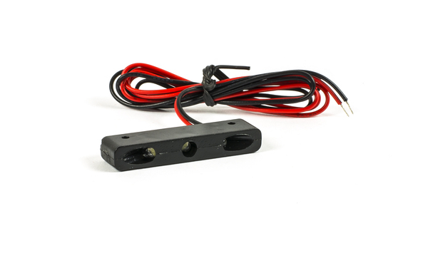 E-marked Led License Plate Light Black, 1, nordicamoto.ro