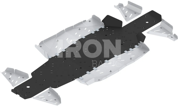 Set scut complet Iron Baltic pentru CFMOTO ZFORCE 950 Sport 2023– aluminiu + plastic, 2, nordicamoto.ro