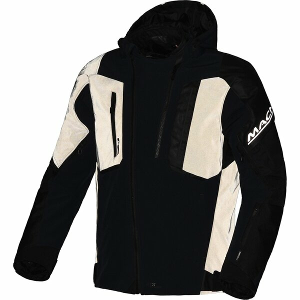 Geaca textil impermeabila MACNA ANGLE 2.0 XXL Gri/Galben fluo, 8, nordicamoto.ro