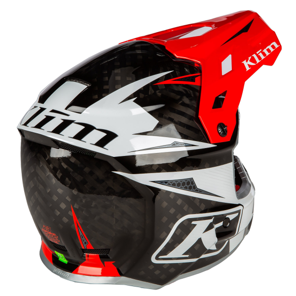 Casca Klim F3 Carbon Pro Off-Road ECE STRIKER CARBON GLOSS BLACK-6