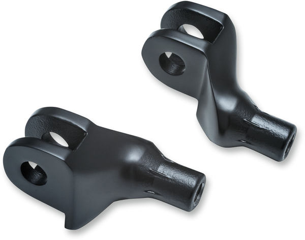 Footpeg Adapters Black, 1, nordicamoto.ro