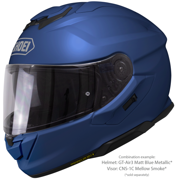 Casca integrala SHOEI GT-AIR3 Albastru mat metalic XXL-3