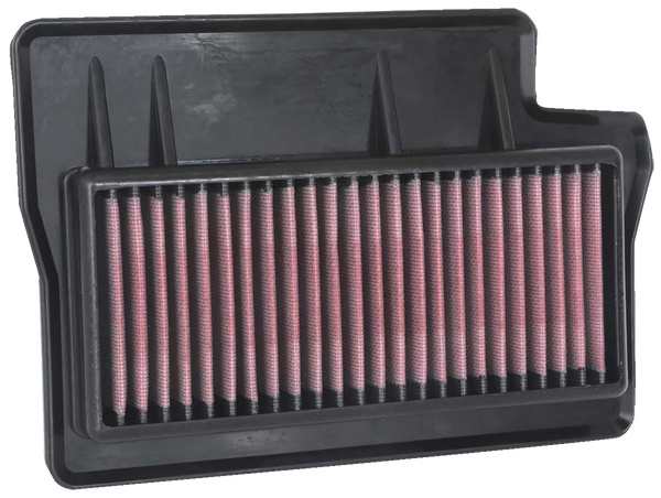 High-flow Air Filter Black, Red, 2, nordicamoto.ro