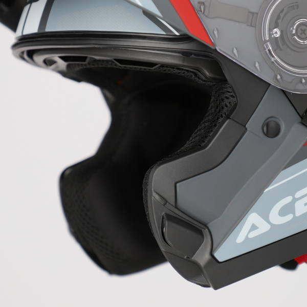 Casca Acerbis Serel 22.06 Grey/Red-0