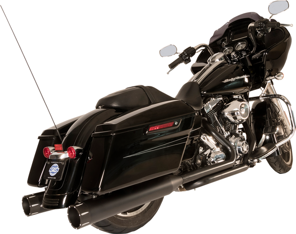 El Dorado Dual Exhaust System Black, 2, nordicamoto.ro
