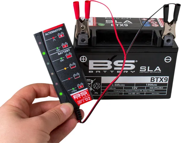 Bt02 Battery & Alternator Tester Black-0