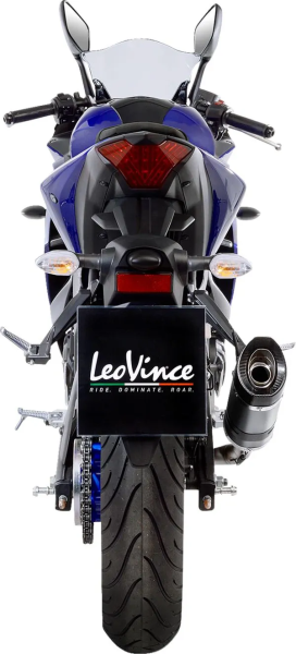 Tobă de eșapament LeoVince LV Pro Slip-On pentru Yamaha – Oțel inoxidabil, Titanium Look, 5, nordicamoto.ro