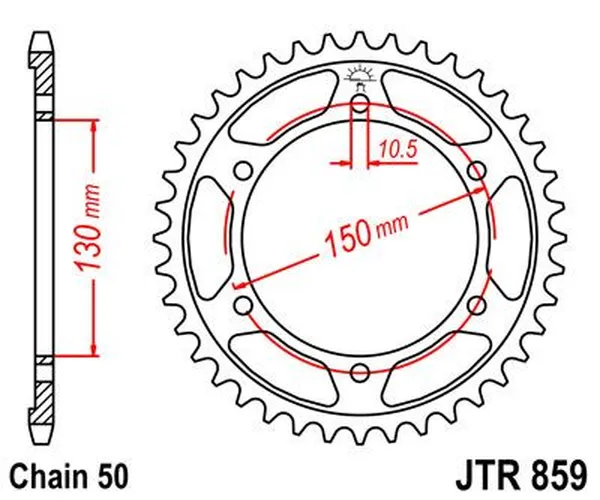 JT SPROCKETS Induction Hardened Black Zinc Finish Rear Sprocket Black, Zinc -0