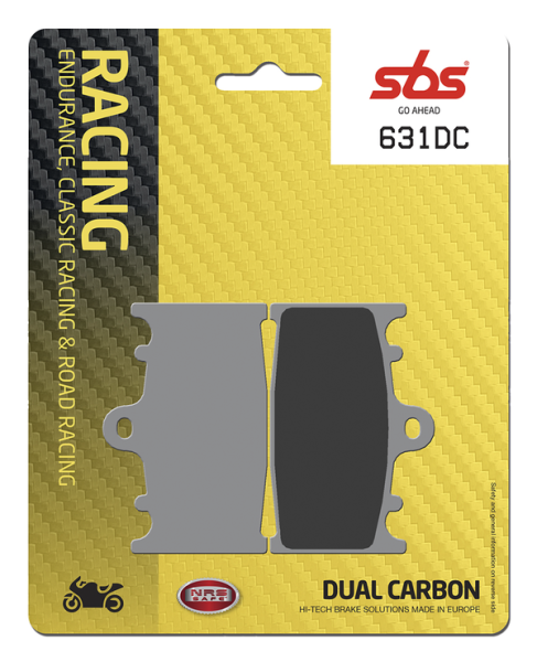 Dc Racing Dual Carbon Brake Pads, 1, nordicamoto.ro