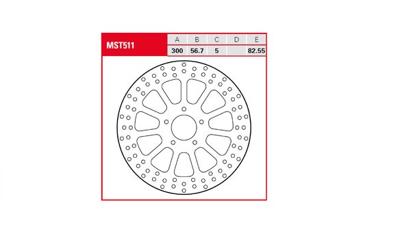 Brake Rotor Fixed Round Silver, Stainless Steel, 2, nordicamoto.ro