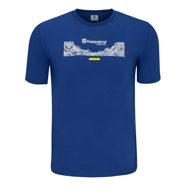 Tricou Husqvarna Gotland Blue-1
