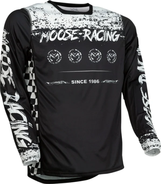 Tricou Moose Racing M1 Black/White M, 1, nordicamoto.ro