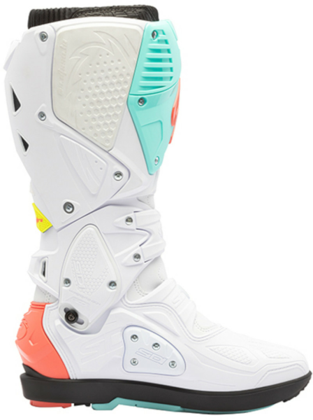 Cizme Sidi MX/Enduro Crossfire 3 SRS White/Mint/Coral-1