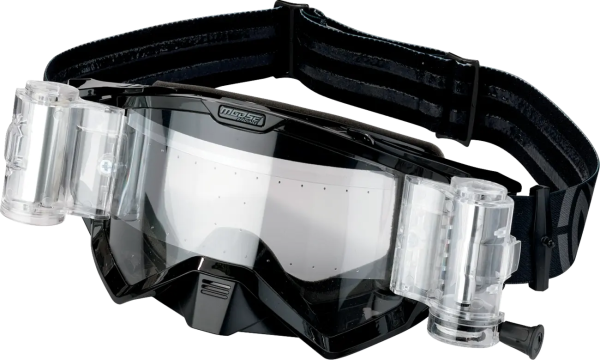 Sistem complet Roll-Off Ochelari MOOSE RACING XCR Black