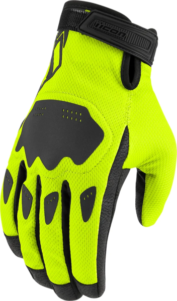 Manusi Icon Hooligan™ CE Hi-Vis Yellow 3XL, 1, nordicamoto.ro