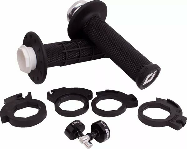 Micro-x Half-waffle V2 Lock-on Grips Black -2