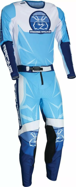 Tricou MOOSE RACING Agroid Blue-1