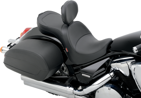 Low-profile Touring Seat With Ez Glide Ii Backrest Option Black-1