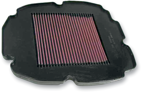 High-flow Air Filter Black, Red, 1, nordicamoto.ro