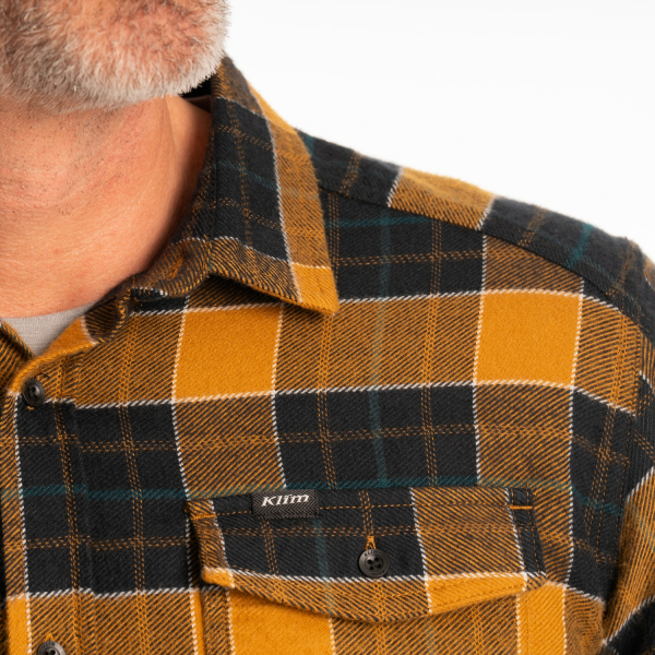 Camasa Klim Owen Heavyweight Flannel Picante - Black-1